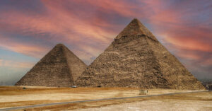 De pyramides van Gizeh